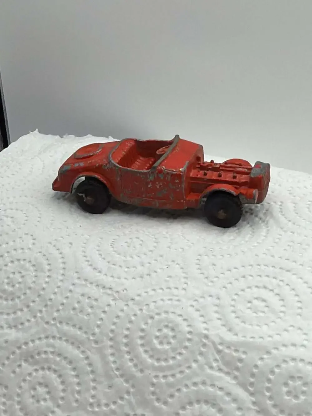 Vintage Tootsietoy Ford Model B Red Diecast Hotrod Roadster Toy Car